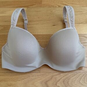 Le Mystere Underwire Bra Size 32 DD/E Tan
